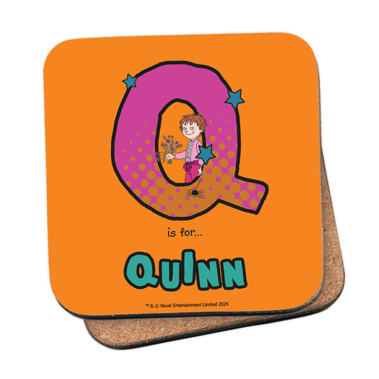 Horrid Henry Personalised Alphabet Coaster - Q