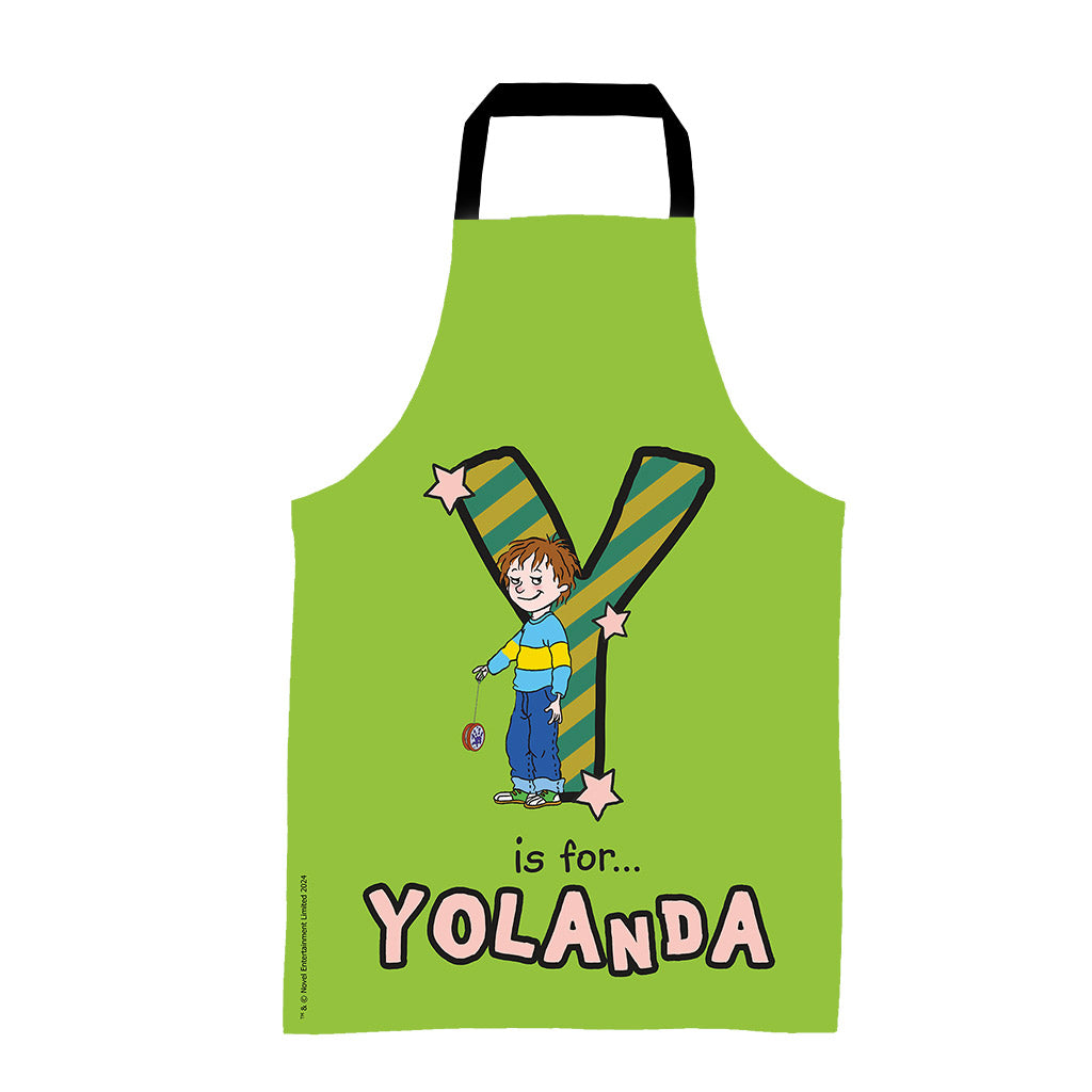 Horrid Henry Personalised Alphabet Apron - Y