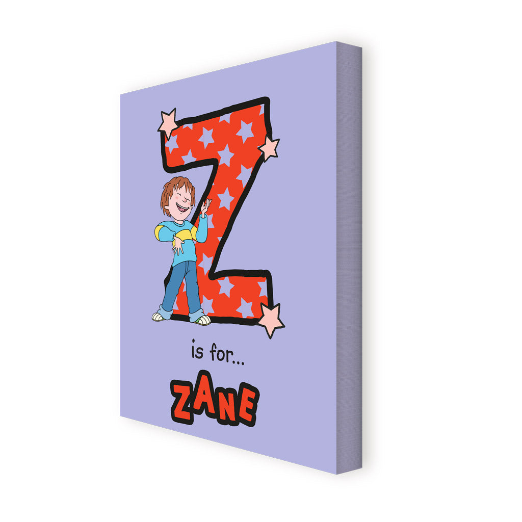 Horrid Henry Personalised Alphabet Canvas - Z