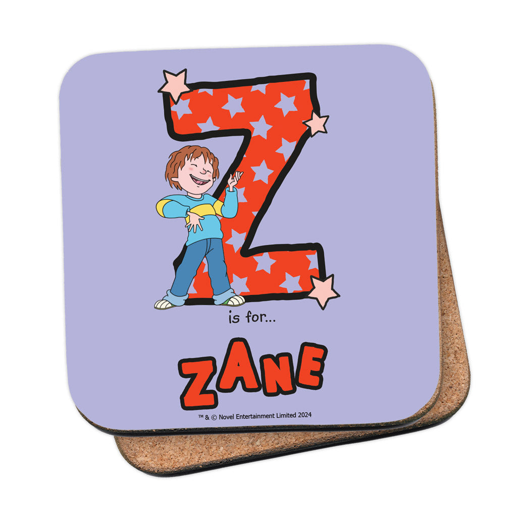 Horrid Henry Personalised Alphabet Coaster - Z