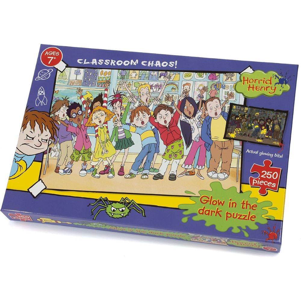 Horrid Henry Classroom Chaos Glow-in-the-Dark Puzzle